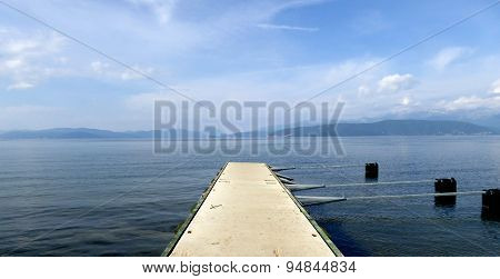 Picture of a Lake PrespaMacedonia View from Pretor