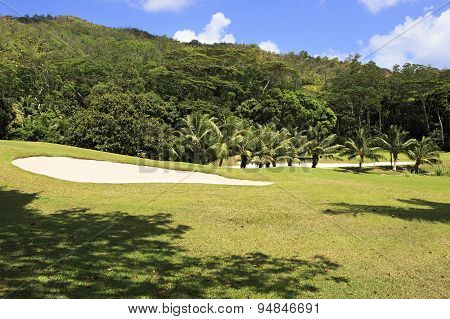 Golf course at the Constance Lemuria Resort.