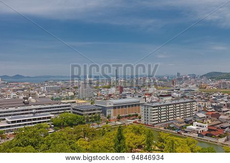 View Of Marugame Town, Kagawa Prefecture, Japan
