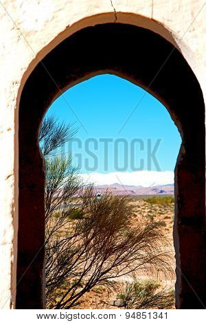 Gate   In Todra Gorge Morocco Africa And