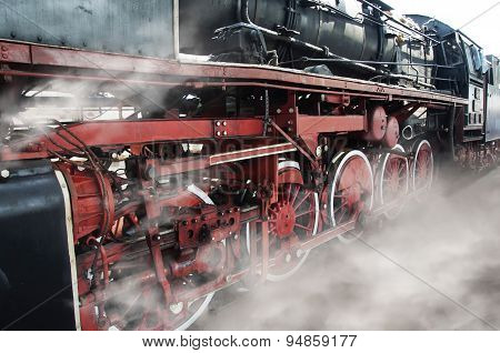 Old Locomotive Wheels