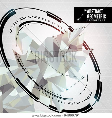 Abstract Geometric Background