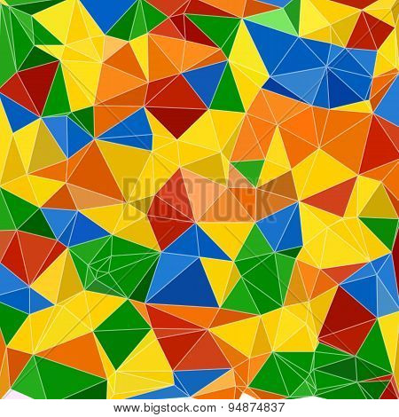 Abstract Geometric Background With Polygons