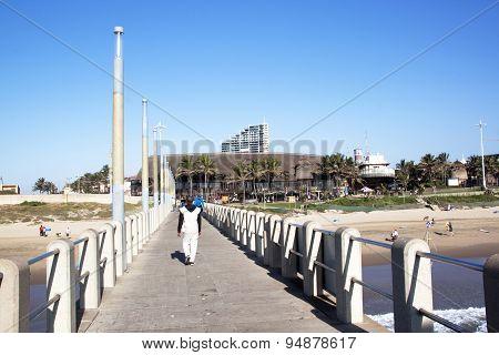 View From Vetches Pier Of Ushaka Marine World