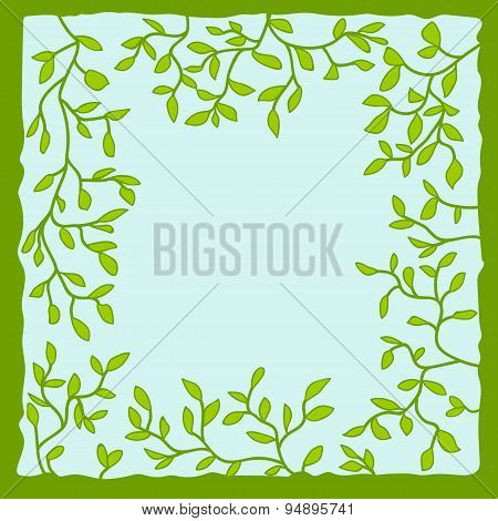 Fresh green leaves