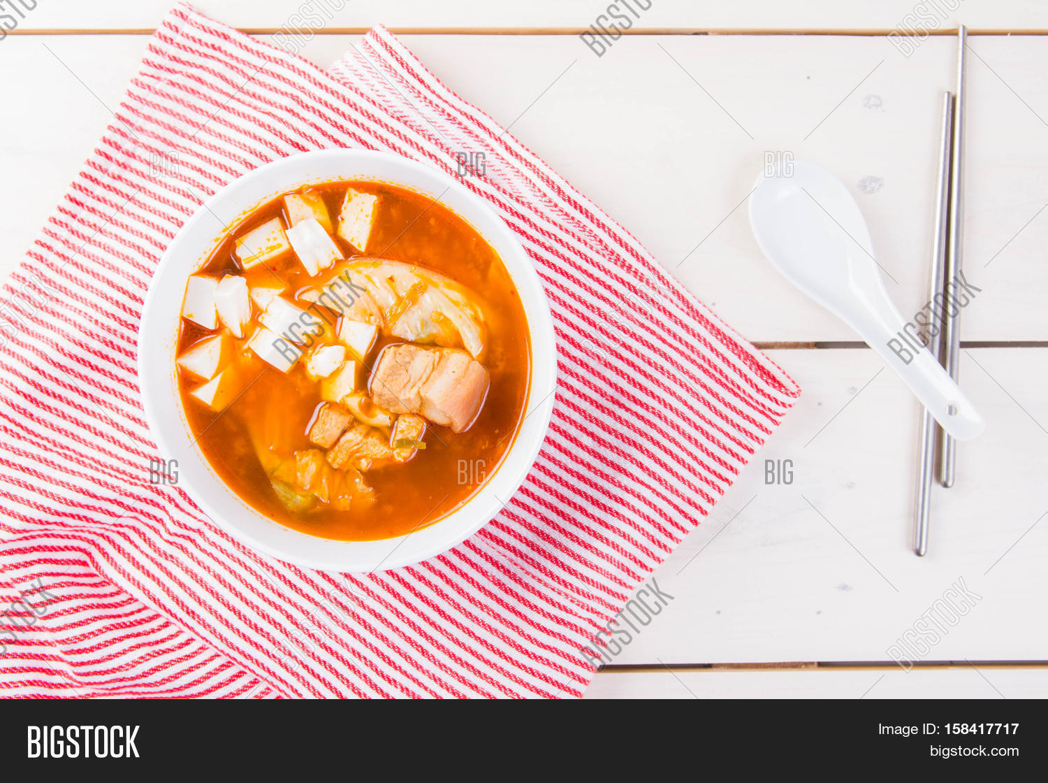 Kimchi Soup Pork Belly Image & Photo (Free Trial) Bigstock