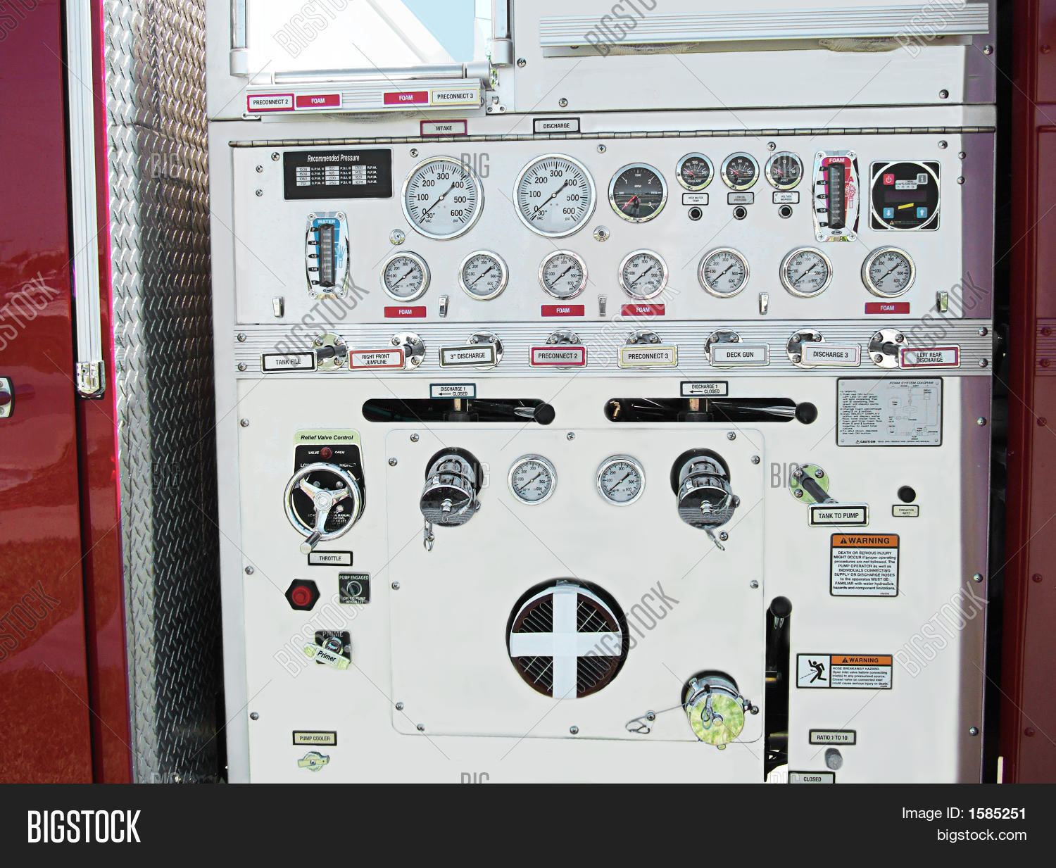 Fire Engine Gauges Image & Photo (Free Trial) Bigstock