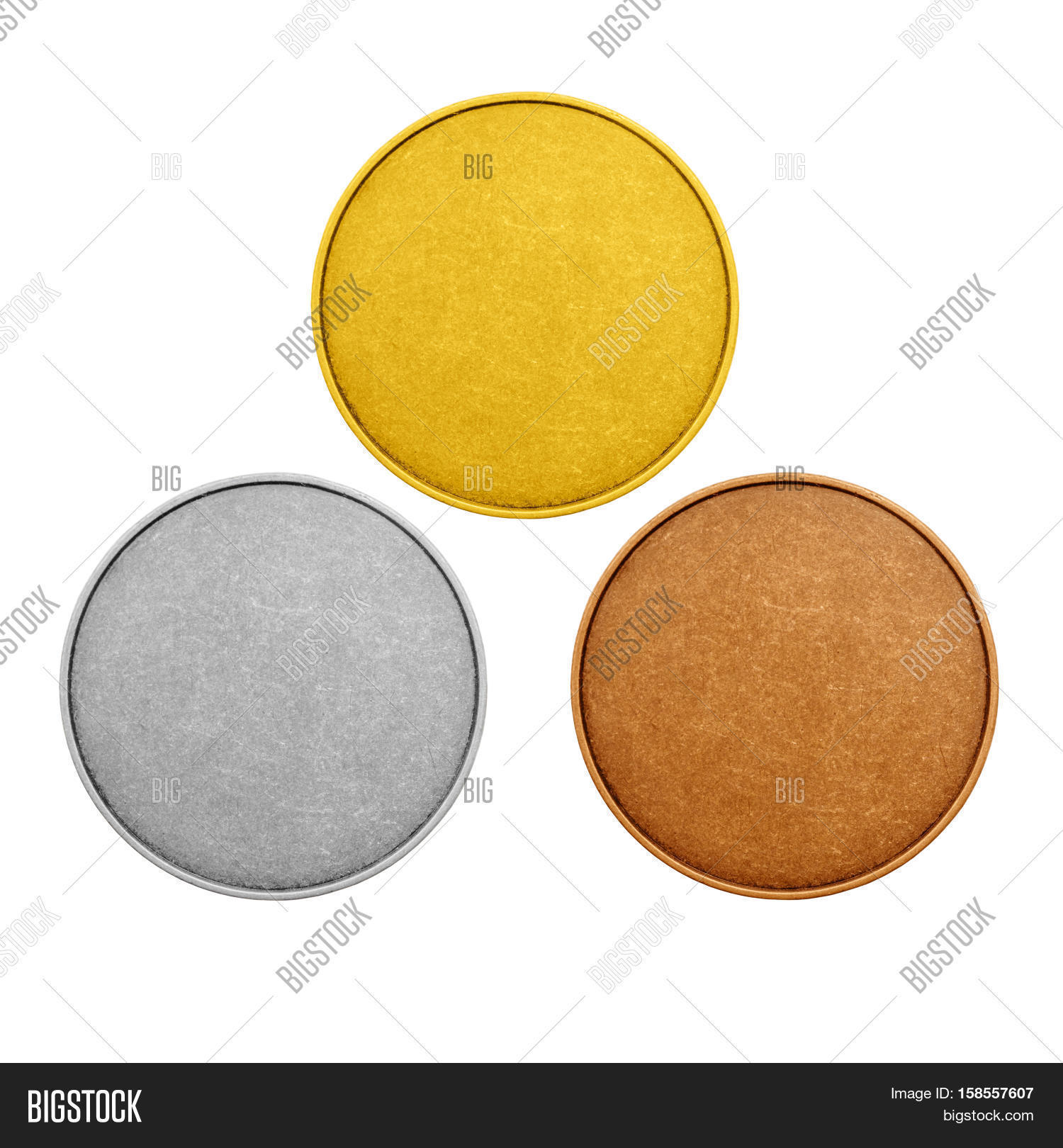 Blank Templates Coins Image & Photo (Free Trial) | Bigstock