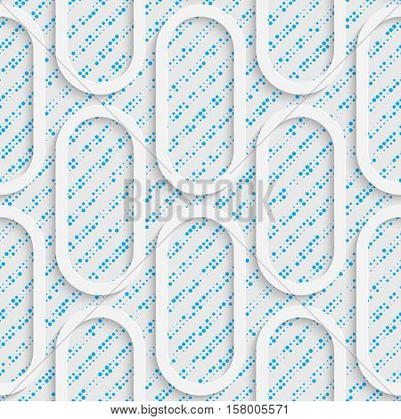Seamless Geometric Pattern. Abstract Beautiful Background. Modern Symmetrical Wallpaper. 3d Decorative Design. Wrapping Paper Texture