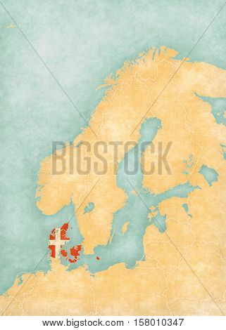 Map Of Scandinavia - Denmark