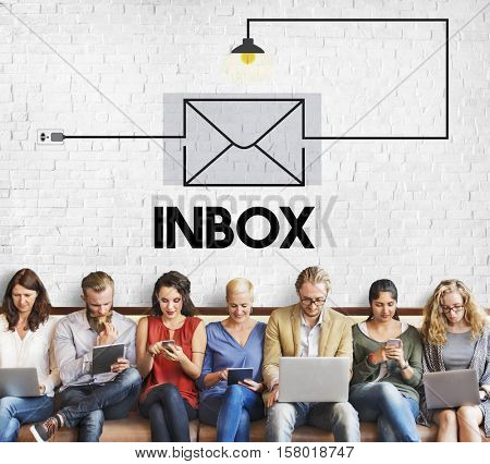 E-mail Message Inbox Communication Concept