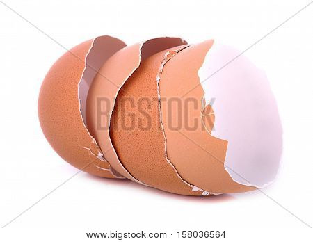 Eggs shell isolated on a white background