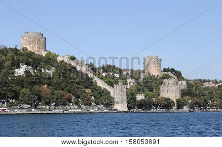 Rumelian Castle In Istanbul City