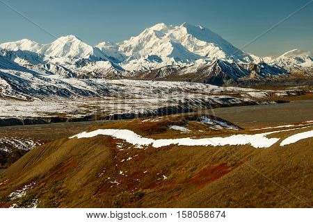 Mt.Denali in the fall season, Alaska, USA
