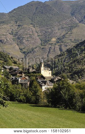 Village of LladrosCardos Valley Lleida province Catalonia Spain