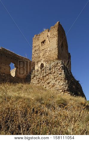 Castle of Daroca Zaragoza province Aragon Spain