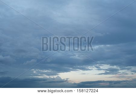 It's painted by cloudy sky. Everyday the sky create new atmosphere and emotion always