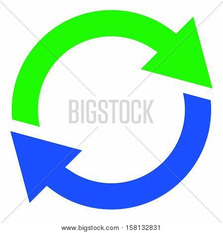 Circular Arrow, Circle Arrow Icon. Rotation, Restart, Twist, Turn Concept Icon / Button