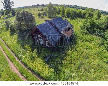 An abandoned village. The village long since left residents. Home destroyed by time...