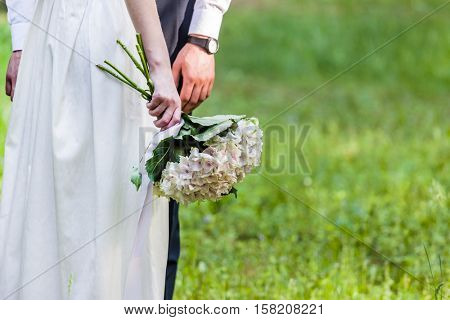 wedding in the forest