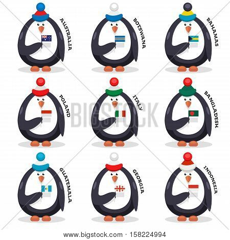 vector collection fans penguins fans patriots of the country