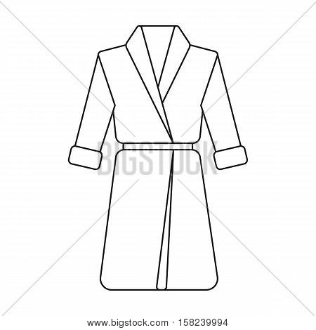 Bathrobe icon of vector illustration for web and mobile design