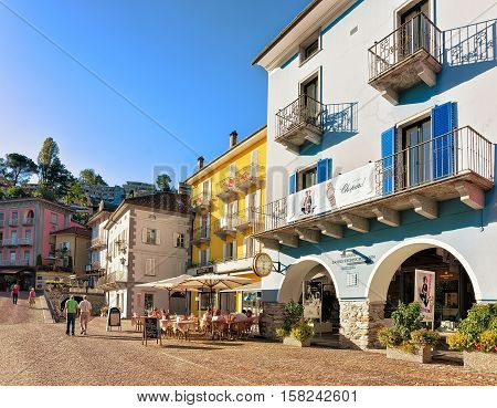 Hotels And Restaurants In Ascona Of Ticino Switzerland
