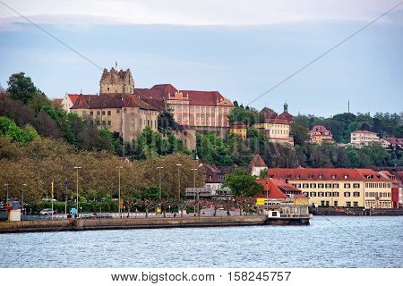 Meersburg Castle And Old Town On Lake Constance