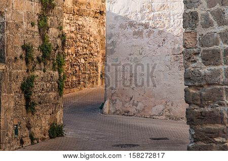 Mediterranean old architecture of Majorca island, Spain