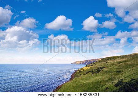 View Over Coastline Of Scottish Borders