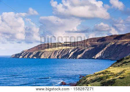 View Over Coastline Of Scottish Borders