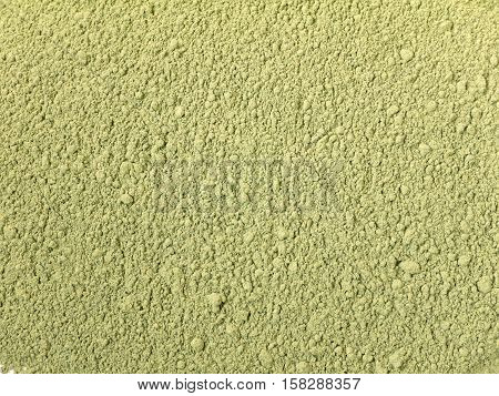 Indigo indigofera tinctoria natural dye powder closeup