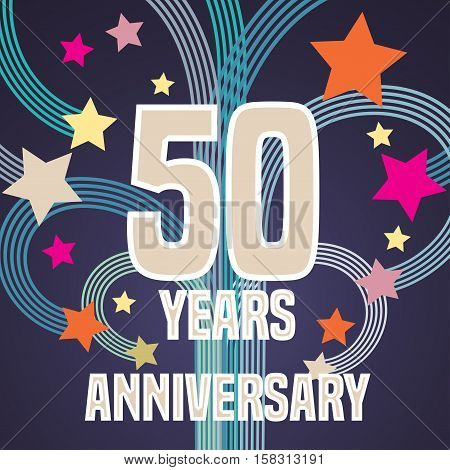 50 years anniversary vector photo free trial bigstock