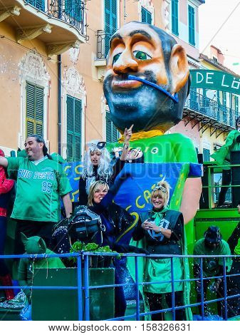 Hdr Carnival Celebrations In Loano