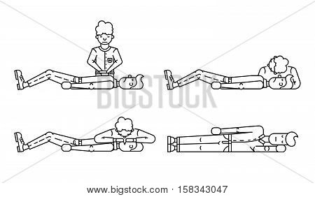 Description the phased provision of first aid. Person badly and the person who provides first aid to the victim. Scheme first aid when you stop breathing and cardiac arrest