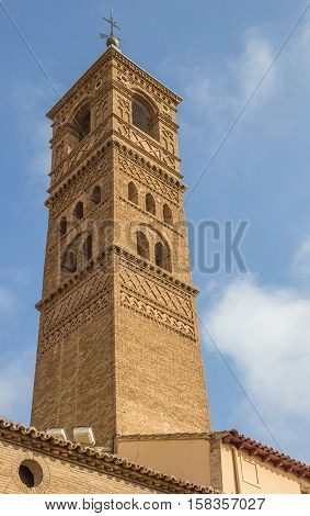 Bellfry Of The Santa Maria Magdalena Church In Tarazona