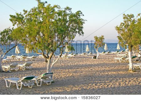 Grecia. Isola di Kos. Spiaggia di Tigaki