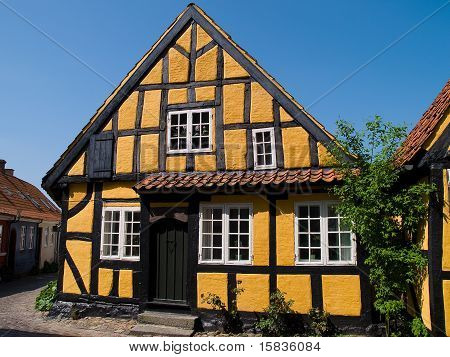 traditionellen alten dänischen Haus