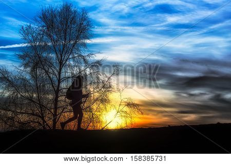 Excursion Of The Pilgrimage To Santiago De Compostela Of A Lonely Girl