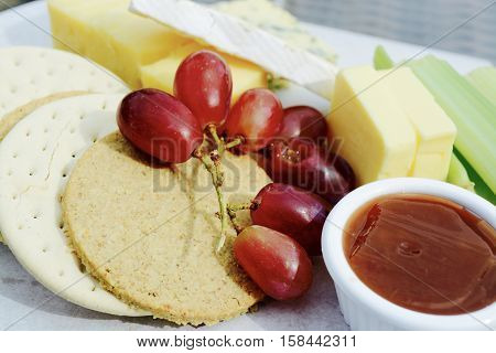 Cheese and biscuit selection - filter applied