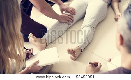 Health Wellness Massage Training Concept