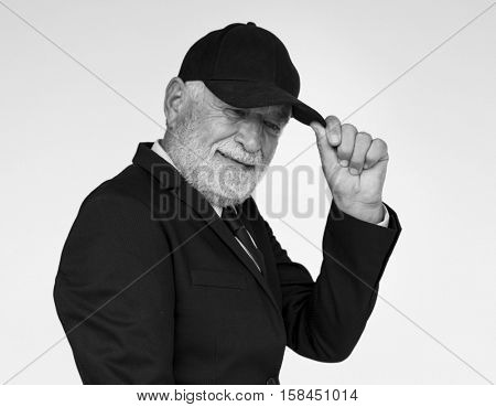 Businessman Smiling Happiness Portrait Concept
