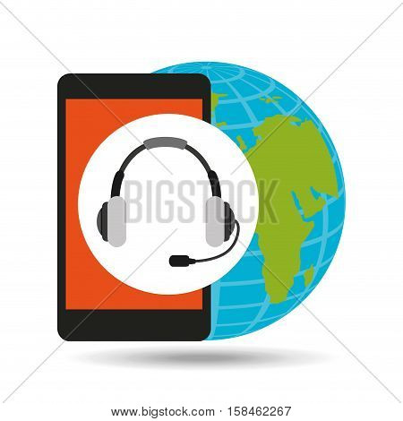 global heatset social network vector illustration eps 10