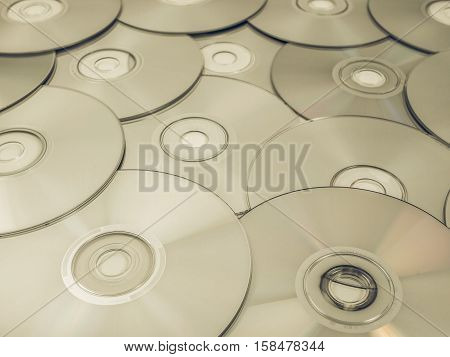 Vintage Looking Cd Dvd Db Bluray Disc
