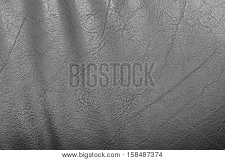 Black leather and texture background, Luxury black, Closeup of seamless black leather texture