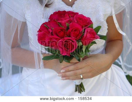 Bride And Bouquet