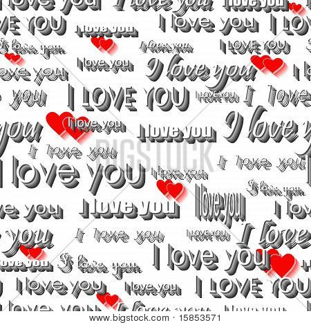 Naadloze Valentine patroon