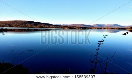 A view on the lake in Highlands.