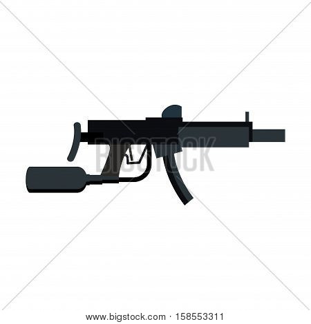 Paintball Gun Isolated. Sports Weapons. Play Rifle
