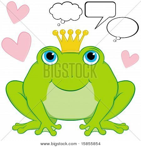 Vektor béka királyfi